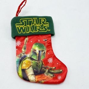 Star Wars Holiday Mini Christmas Stocking Boba Fett